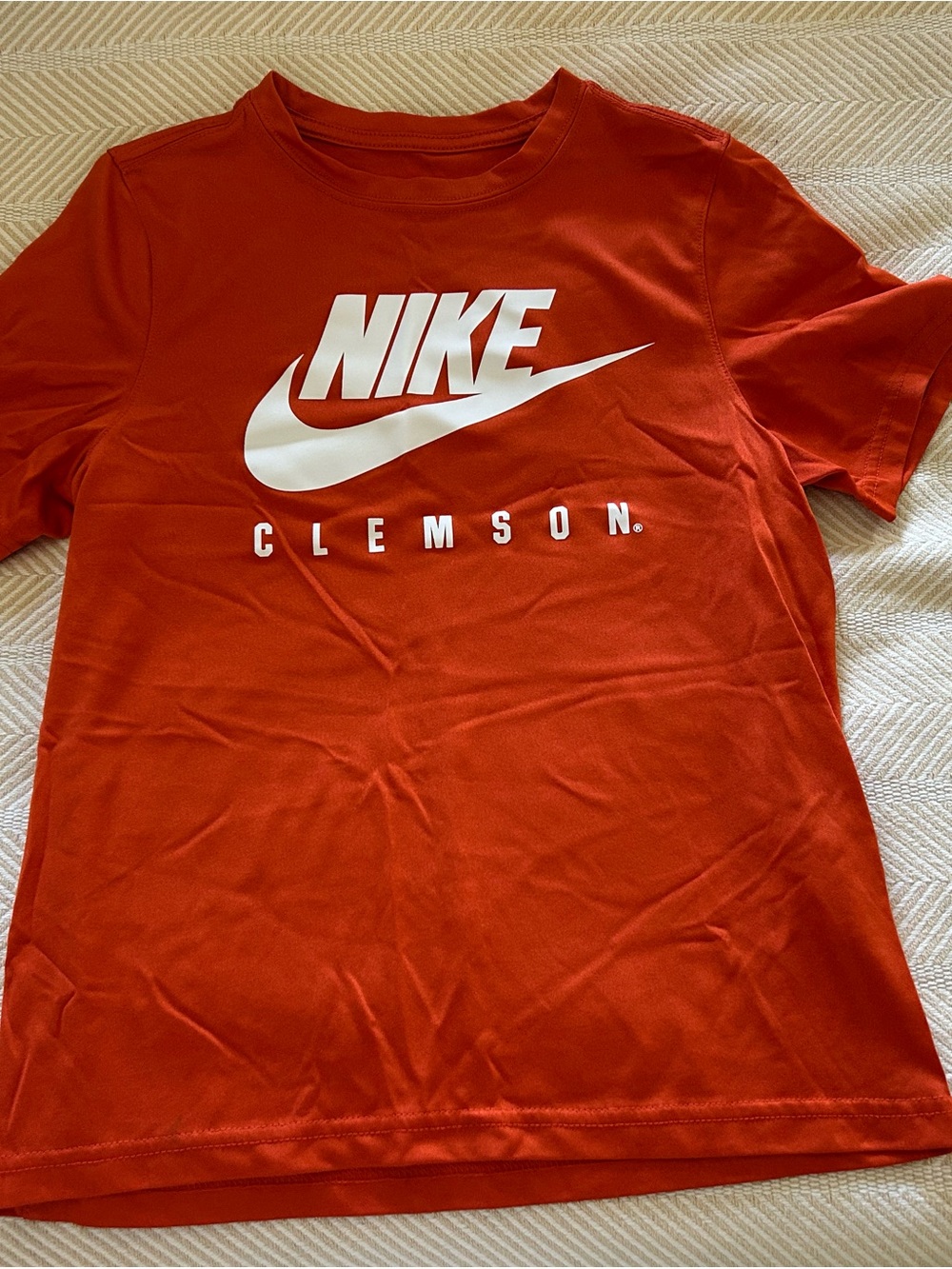 Nike Kids Orange Clemson Logo T-Shirt